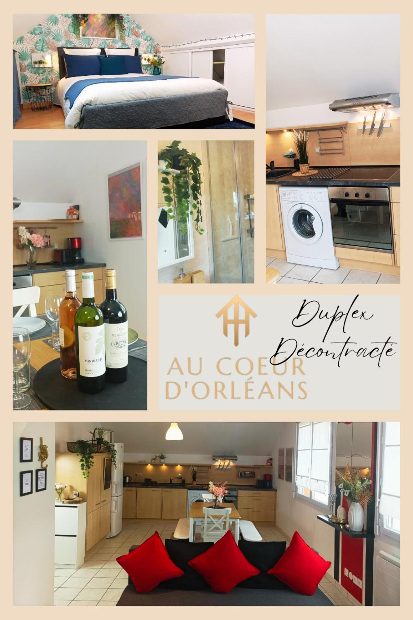 Le Duplex Decontracte Apartment Fleury-les-Aubrais Exterior photo